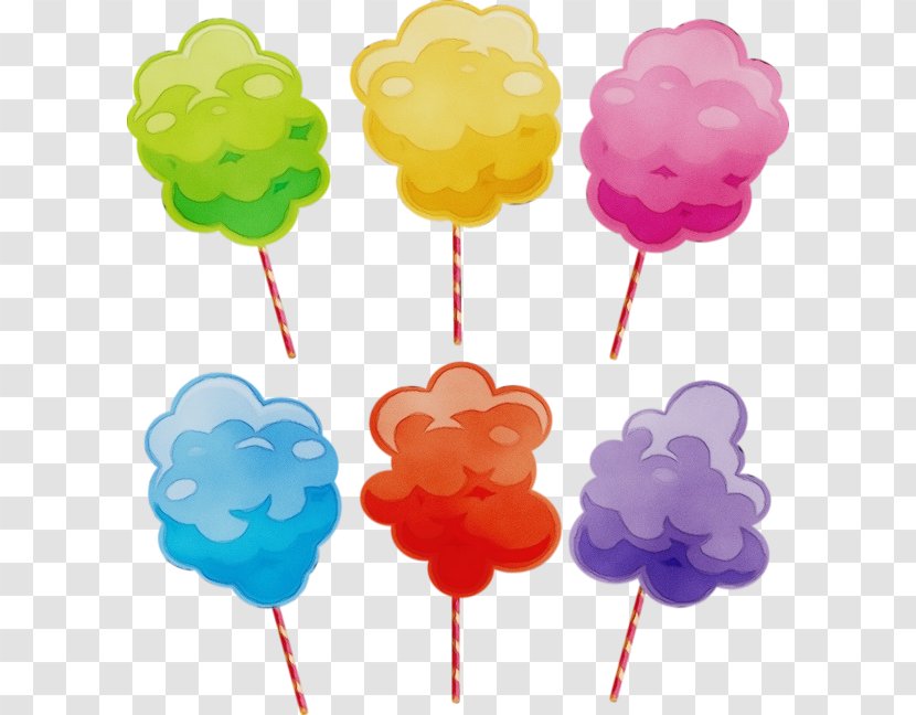 Watercolor Balloon - Party Supply - Food Cloud Transparent PNG