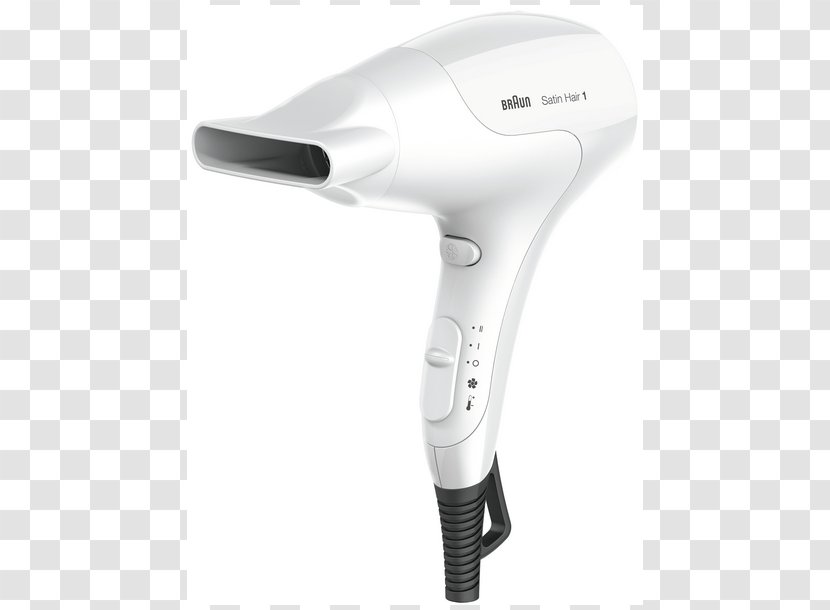 Braun Hair Dryer Hd 785 Dryers HD 530 Satin 5 (220V Not For Use In The USA) 1 130 Style & Go - Hybrid Transparent PNG