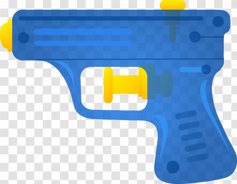 Water Gun Firearm Pistol Toy Clip Art - Flower - Hand Transparent PNG