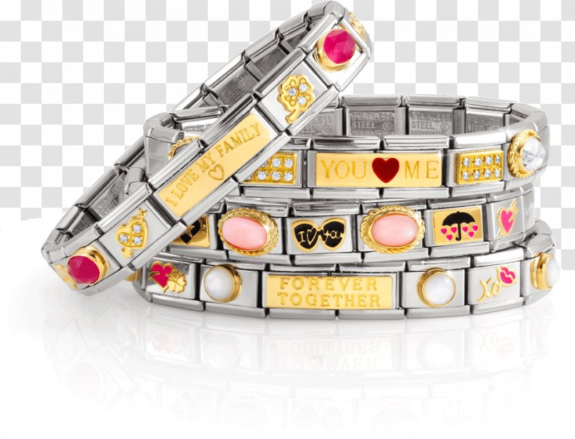 Italy Italian Charm Bracelet Jewellery Nomination - Hugh Rice Transparent PNG