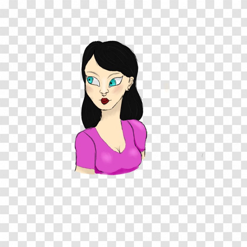 Black Hair Cartoon Character - Fictional - Dance Practice Transparent PNG