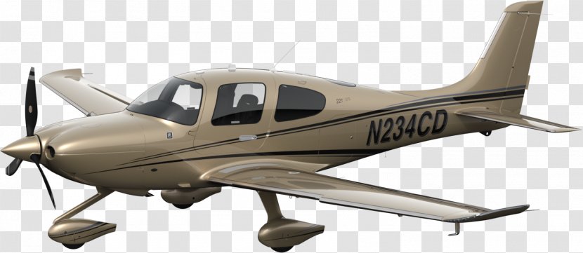 Cirrus SR22 Vision SF50 SR20 SR22T Airplane - Propeller Driven Aircraft - Bi Plane Transparent PNG