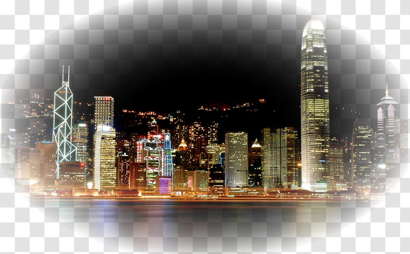 Victoria Harbour High-definition Television YouTube 4K Resolution - Night - Youtube Transparent PNG