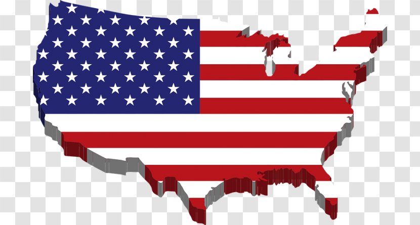 Flag Of The United States Blank Map - File Negara Transparent PNG