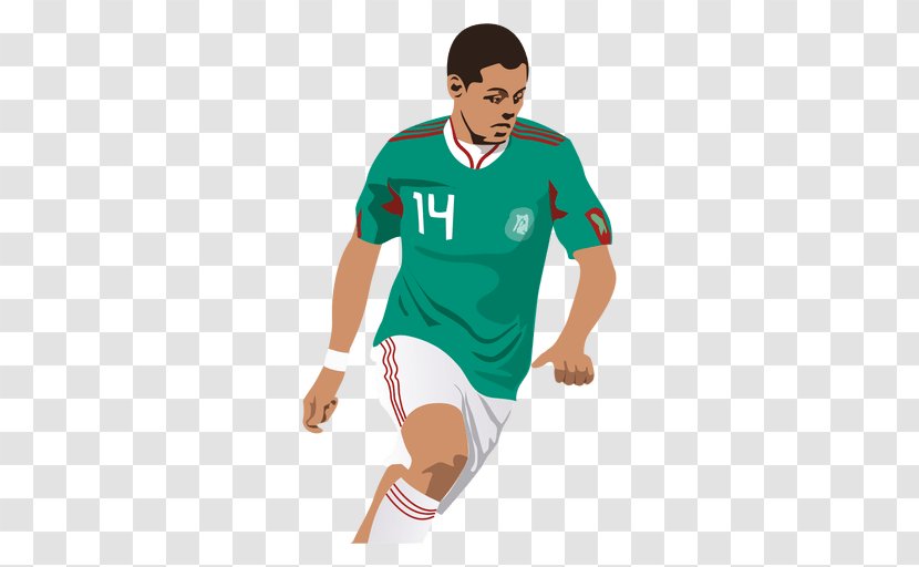 Javier Hernández Football Player - Uniform Transparent PNG