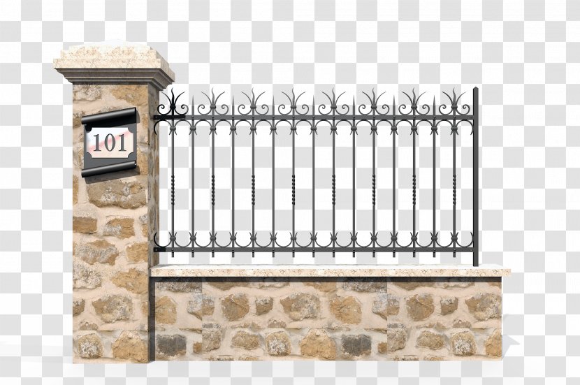 Fence Baluster Wrought Iron Handrail Transparent PNG