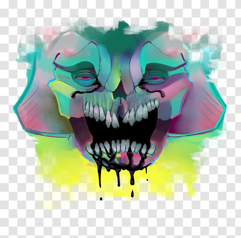 Graphic Design Visual Arts Desktop Wallpaper Skull - Computer Transparent PNG