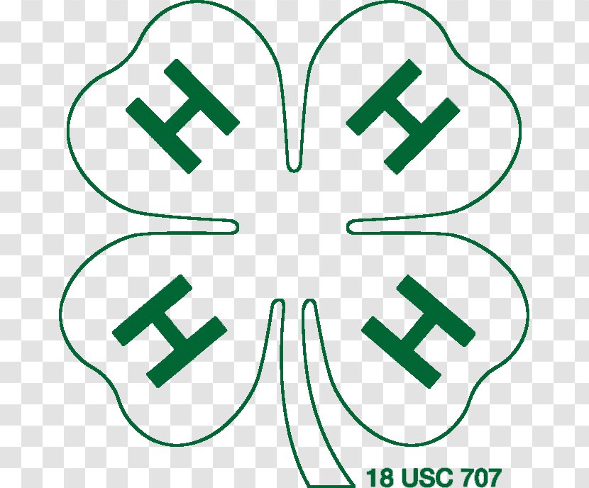 4-H White Clover Institute Of Food And Agricultural Sciences Decal Clip Art - Logo - Graphics Transparent PNG