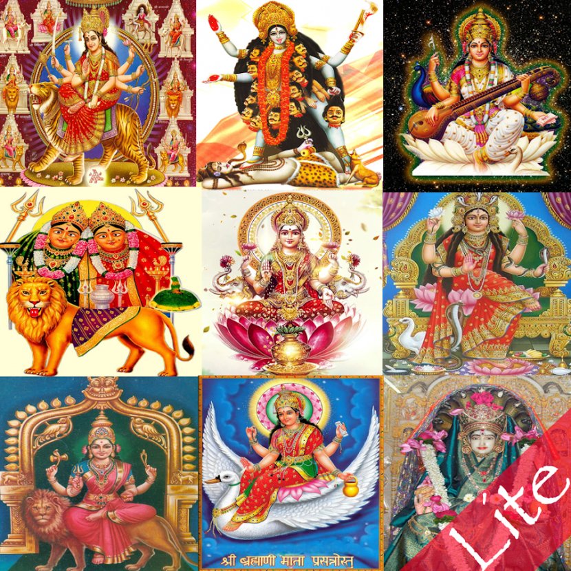 Android Download Google Play - Durga Maa Transparent PNG