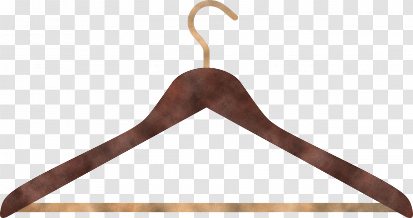 Clothes Hanger Brown Home Accessories Wood Furniture Transparent PNG