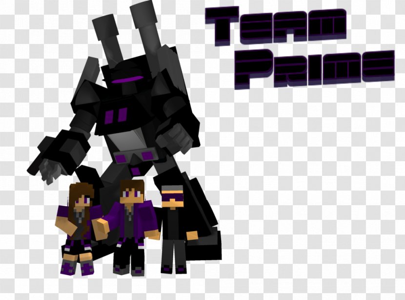 Minecraft Herobrine Mecha Character - Flower - Little Kelly Transparent PNG