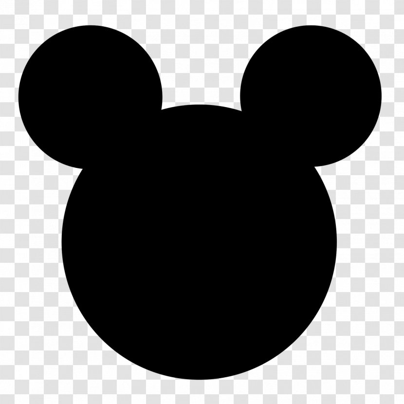 Mickey Mouse Minnie The Walt Disney Company Clip Art - Monochrome Photography - Ears Transparent PNG