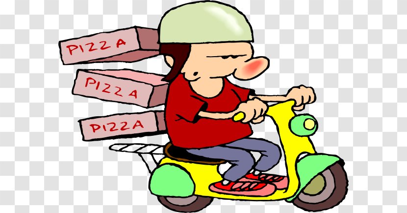 Take-out Delivery Cartoon Clip Art - Vehicle - Home Cliparts Transparent PNG