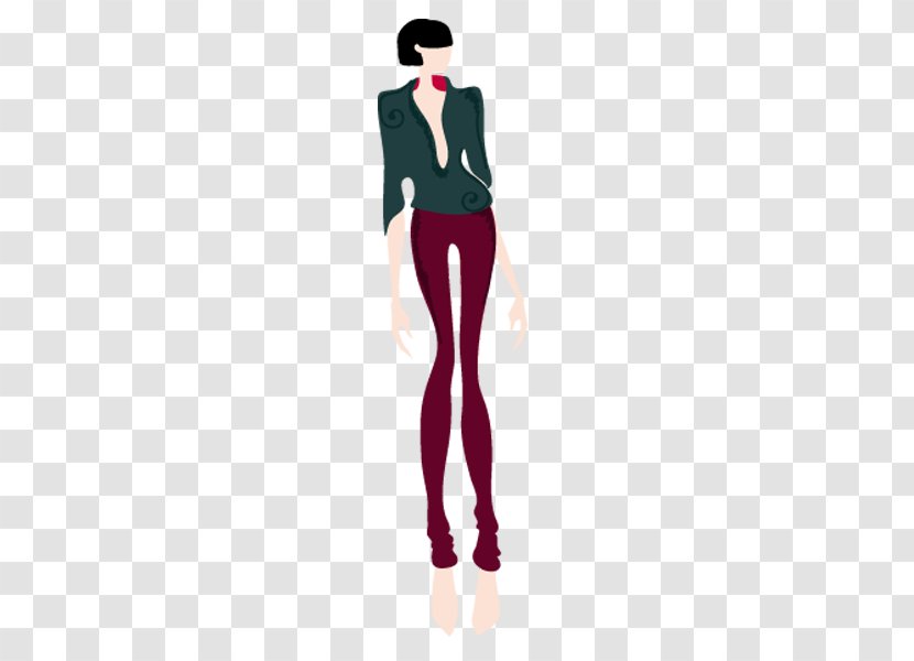 Photography Illustration - Tights - Professional Woman Transparent PNG