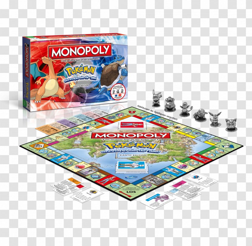 USAopoly Monopoly Pokémon Gold And Silver Board Game - Usaopoly Transparent PNG