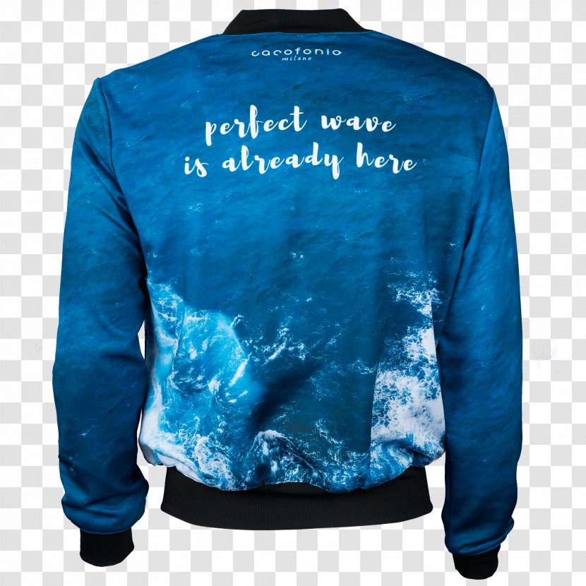 Hoodie T-shirt Sleeve Jacket Bluza - Blue Transparent PNG