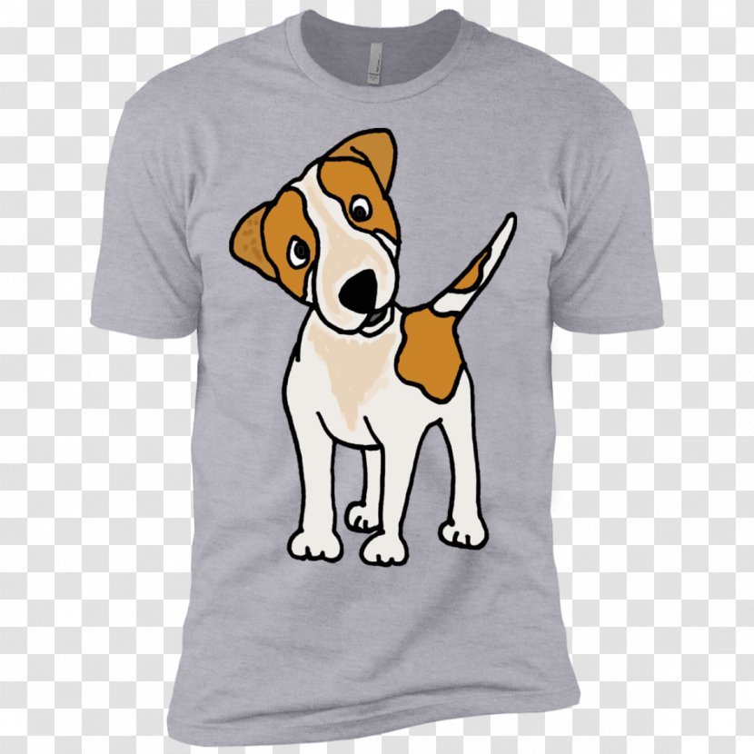 T-shirt Hoodie Sleeve Dog - Clothing - Russell Terrier Transparent PNG
