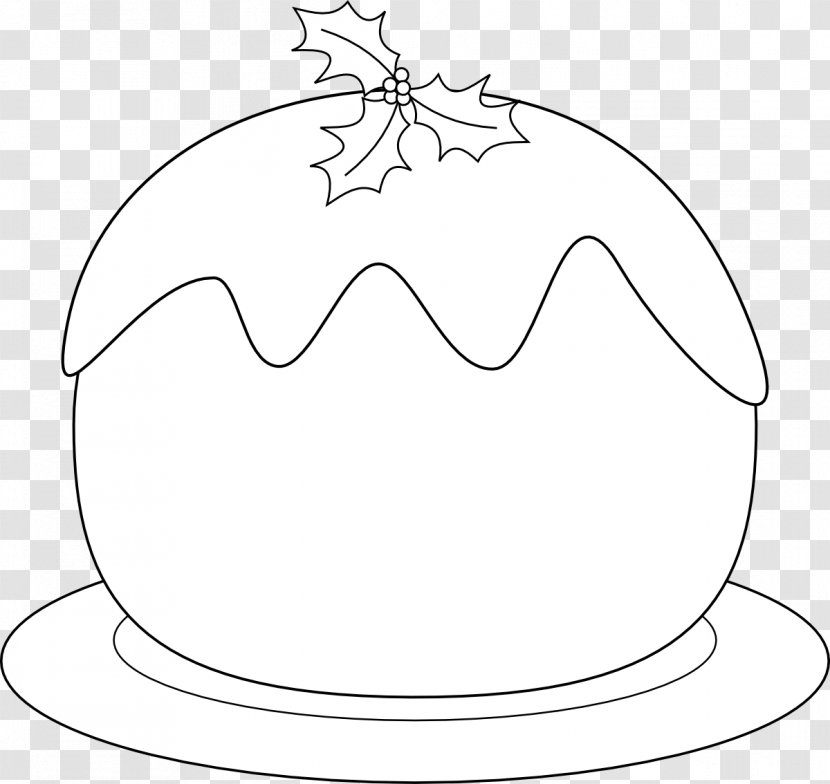 Christmas Pudding Chocolate Panettone - Leaf Transparent PNG