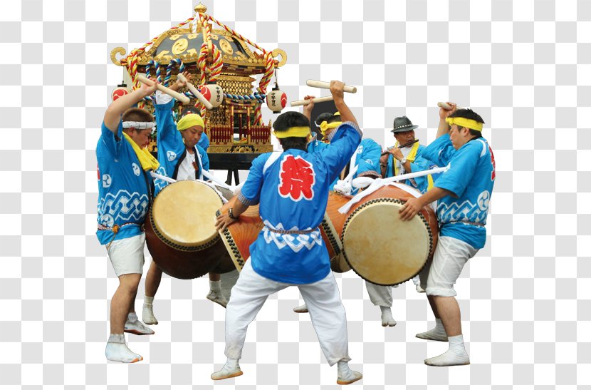 Hand Drums Color Dhak Blue - Tanabata Festival Transparent PNG