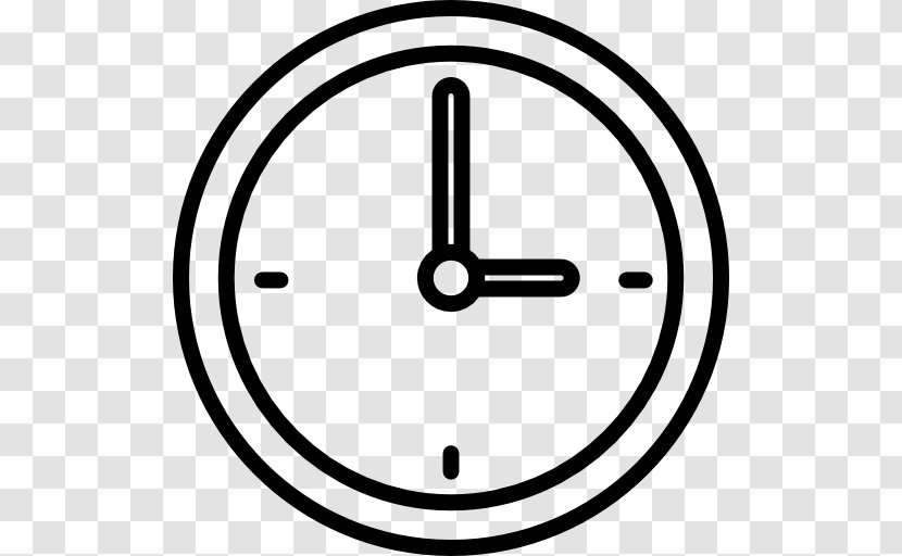 Alarm Clocks Timer - Line Art - Clock Transparent PNG