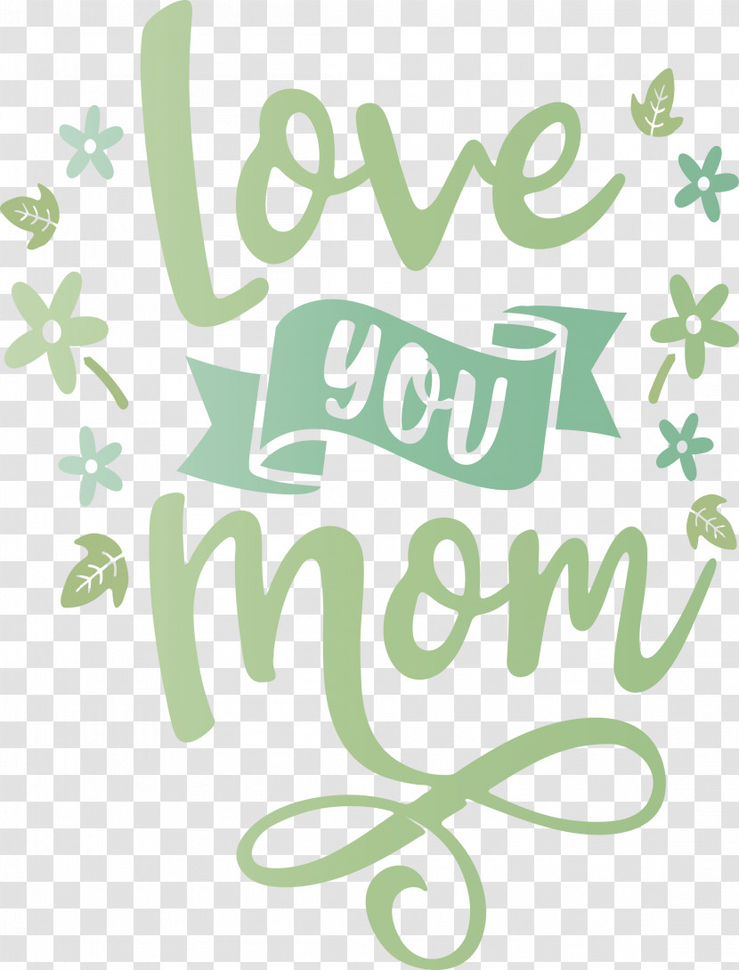 Mothers Day Love You Mom Transparent PNG