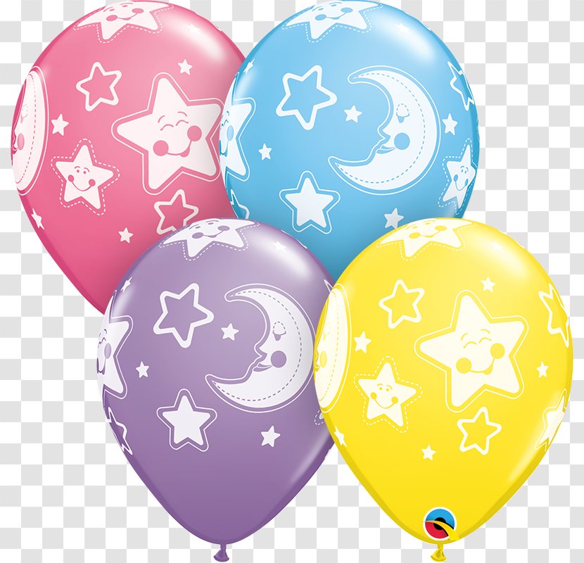 Balloon Infant Baby Shower Star Helium Transparent PNG