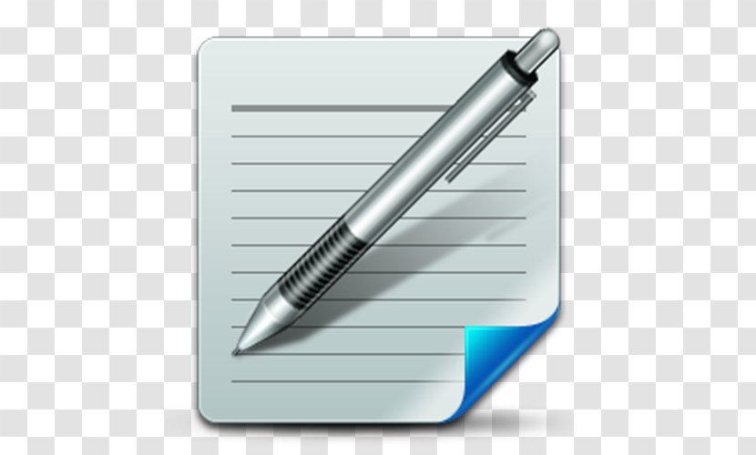 Writing Document - Office Supplies - Hand Transparent PNG