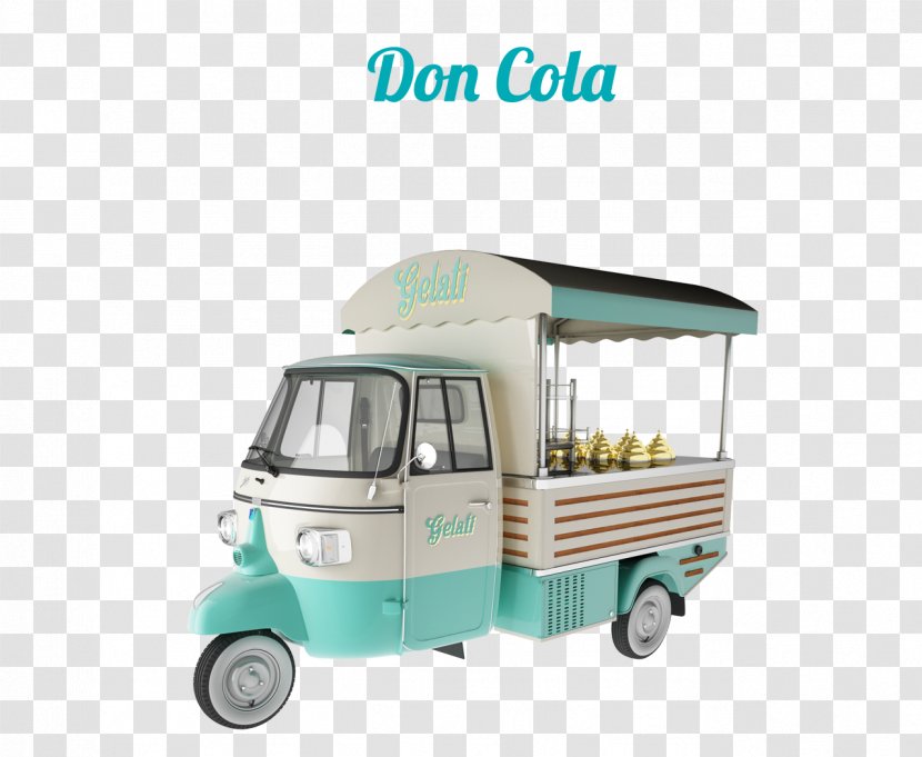 TeknèItalia - Vehicle - Ice Cream Gelato Carts JTB Distributors Street Food Piaggio ApeIce Transparent PNG