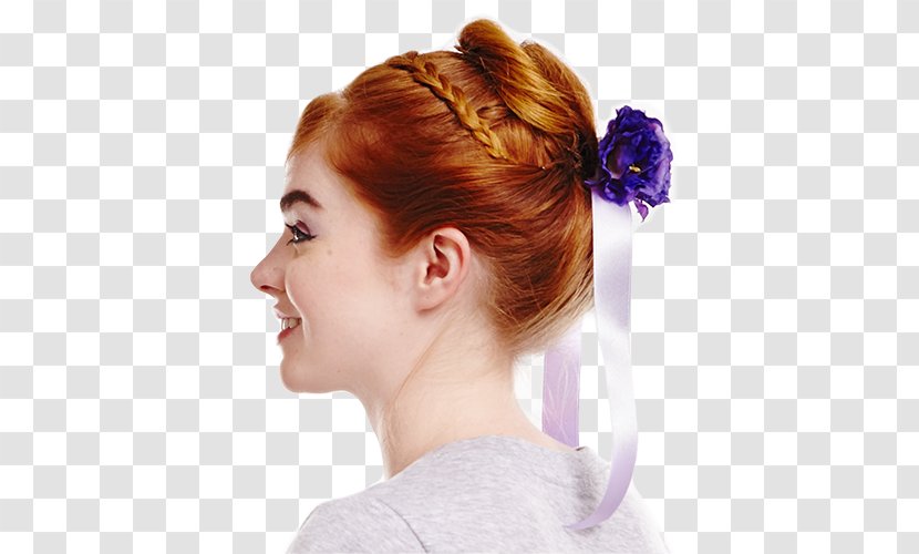 Elsa Anna Frozen Bun Hair Tie - Chin Transparent PNG