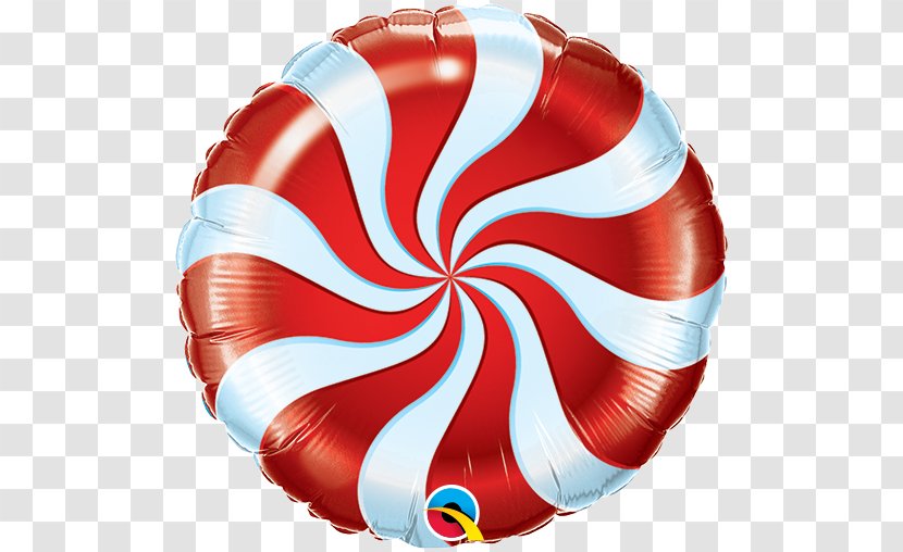 Candy Cane The Balloon Mylar - Flower Bouquet Transparent PNG