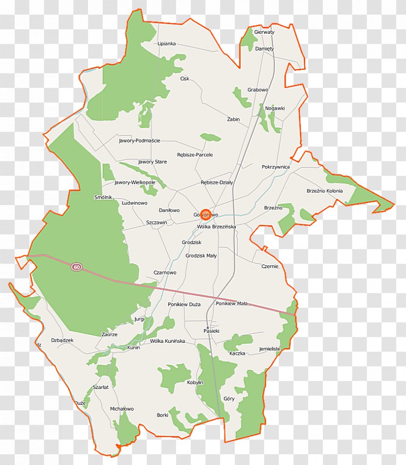 Kobylin, Ostrołęka County Kruszewo, Michałowo, Gmina Goworowo Czernie Goworowo, - Land Lot - Map Transparent PNG