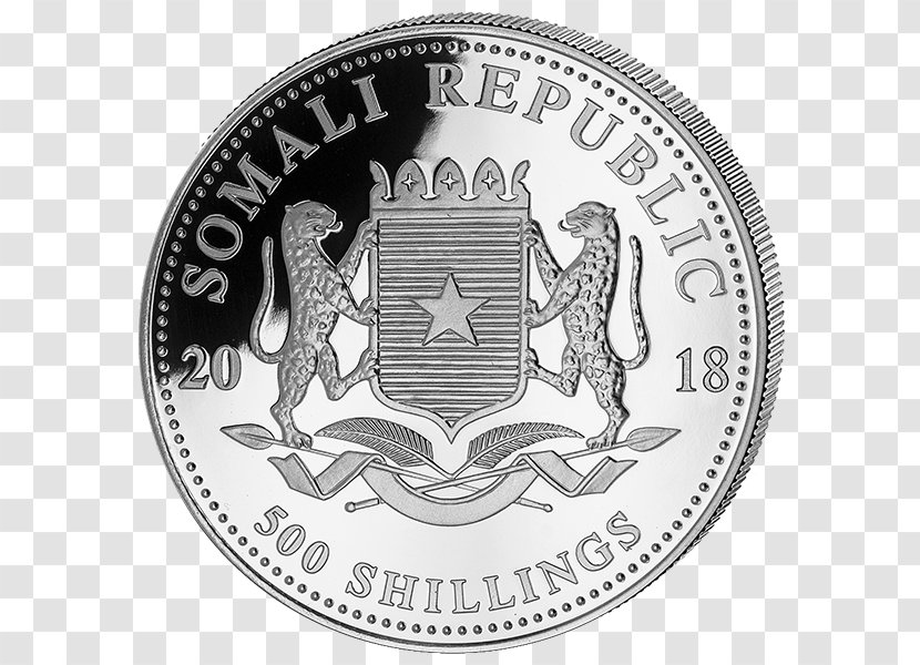 Somalia African Bush Elephant Bullion Coin - Emblem Transparent PNG