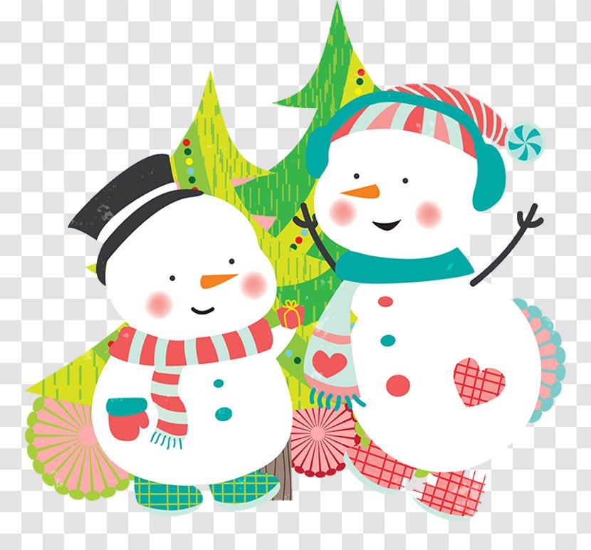 Snowman Clip Art - Drawing - Two Material Picture Transparent PNG
