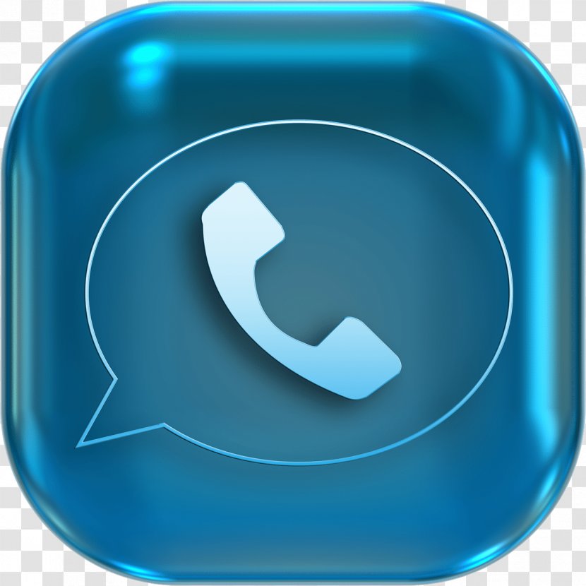 Marketing Advertising Telephone Customer Service - Electric Blue Transparent PNG