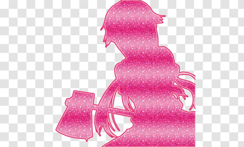 Yuno Gasai Photography Drawing Yandere Silhouette - Glitter Transparent PNG