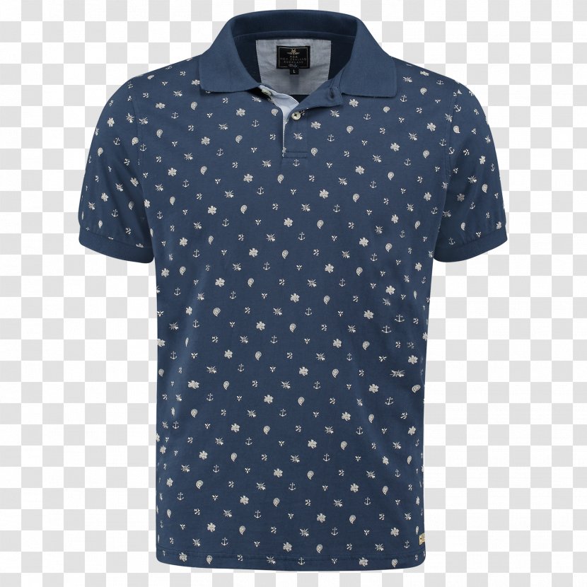 T-shirt Sleeve Polka Dot Polo Shirt Collar - Tshirt Transparent PNG