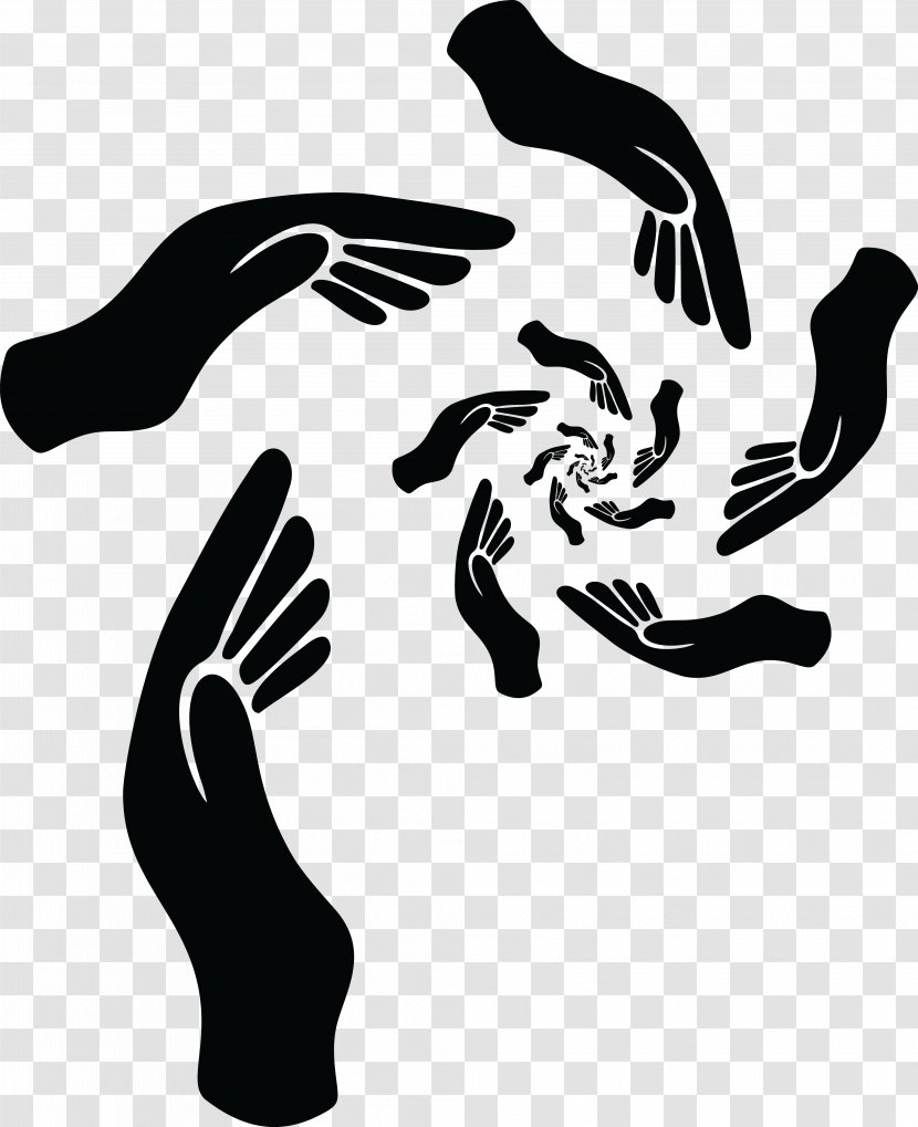 Hand Finger Image Silhouette Transparent PNG