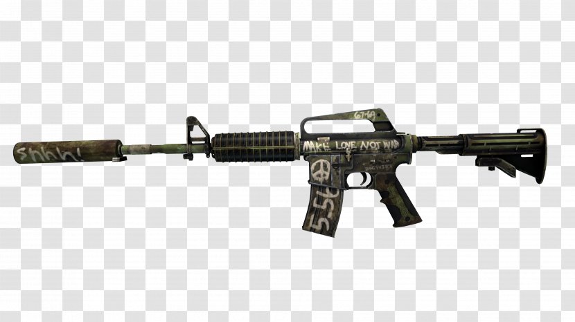 Counter-Strike: Global Offensive Firearm The Tactical Shop M4 Carbine - Heart - Tree Transparent PNG