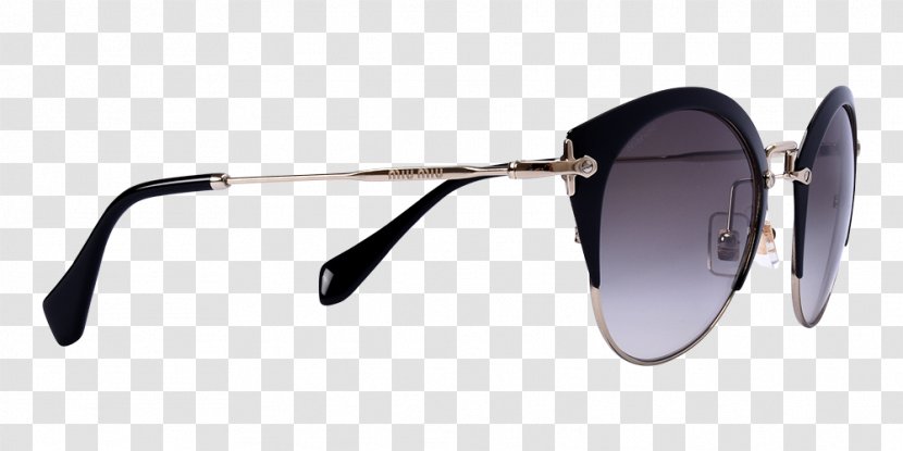 Sunglasses Miu MU 10N Goggles - Woman Transparent PNG