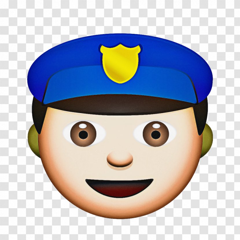 Police Emoji - Emoticon - Gesture Happy Transparent PNG
