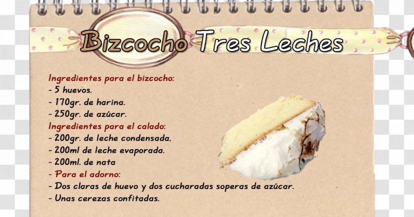 Food - Tres Leches Transparent PNG