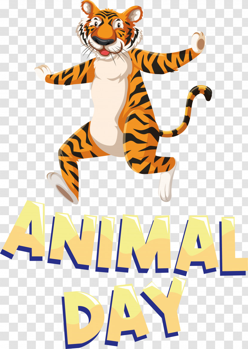 Tiger Cartoon Drawing Animal Character Vector Transparent PNG