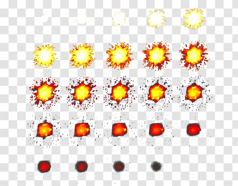Sprite Explosion Image Computer Graphics 8-bit Transparent PNG