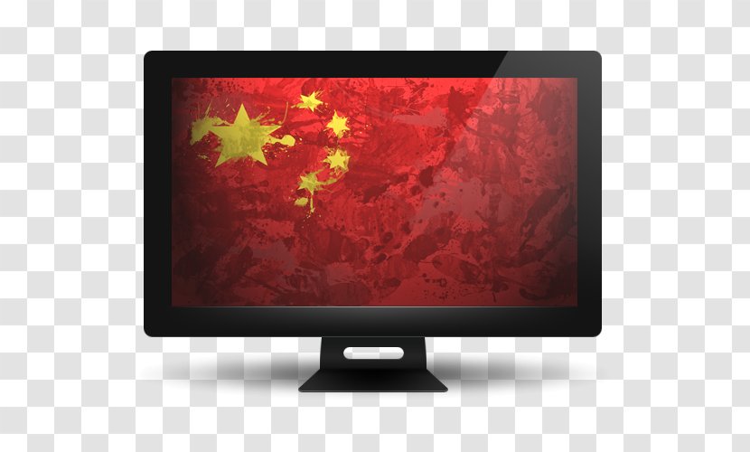 Flag Of China The United States National - Display Device - Creative Transparent PNG