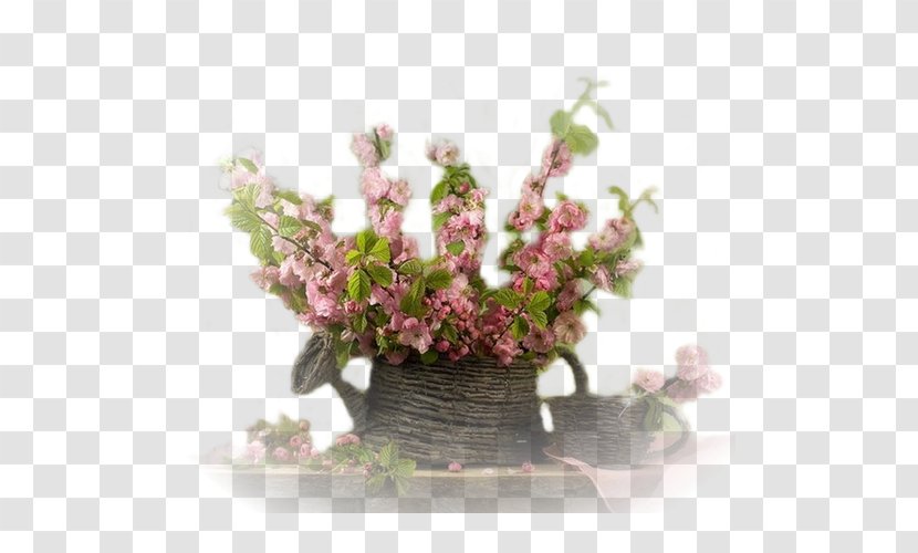 Floral Design Cut Flowers Artificial Flower Flowerpot - Blossom Transparent PNG
