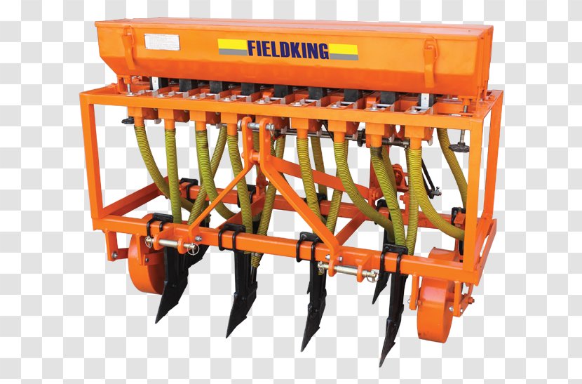 FIELDKING H.O & UNIT -2 No-till Farming Agriculture Disc Harrow Seed Drill - Sowing - Tractor Transparent PNG