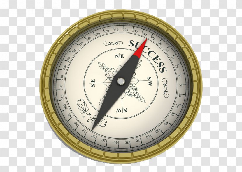 Compass North Navigation Bearing - Meter Transparent PNG