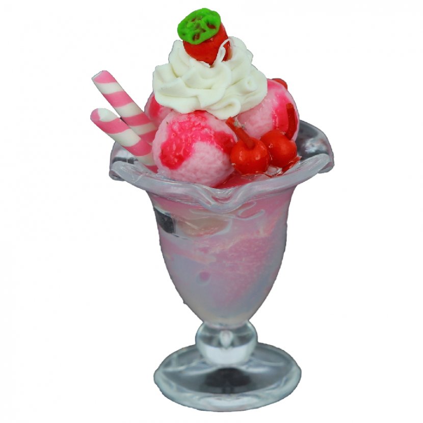 Ice Cream Sundae Knickerbocker Glory Parfait - Frozen Yogurt - Tube Transparent PNG