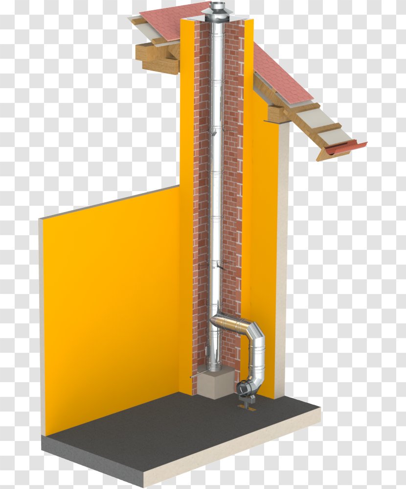 Chimney Stainless Steel Edelstaal Pipe Transparent PNG