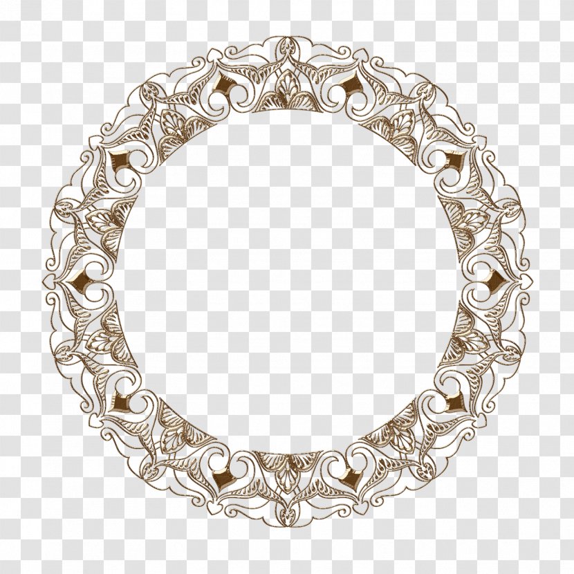 Earring Ornament Jewellery Pearl - Platinum - Round Frame Transparent PNG
